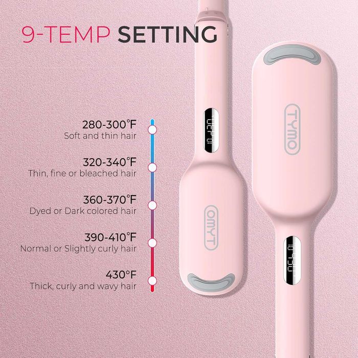 Маша за коса - TYMO ROVY Beach Waves Curling Wand, йонна маша за дълбоки къдрици