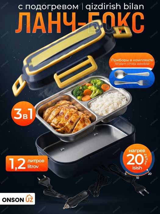Elektr lanch boks,siz aniq bunaqa lanch boks koramagansiz,bu isitadi