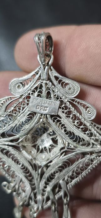 Pandant argint Grecia filigran