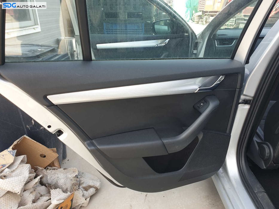 Panou Tapiterie Fata Interioara Usa Portiera Stanga Spate Skoda Octavia 3 Break Combi 2013 - 2017 [C7985]