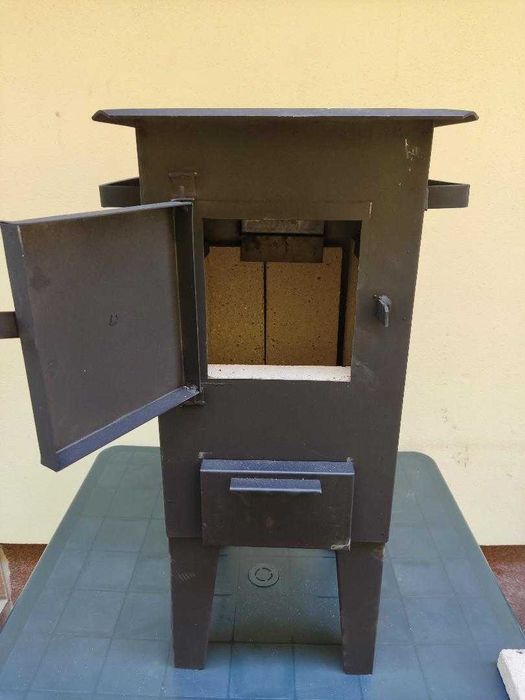 soba pentru camping model nou godin lemne samotat la interior