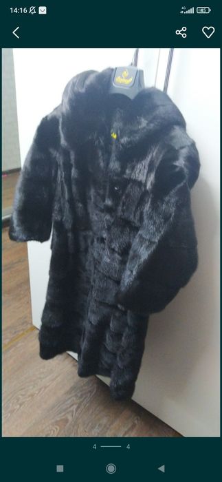 Шуба норка поперечка