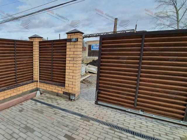 Забор жалюзи еврожалюзи