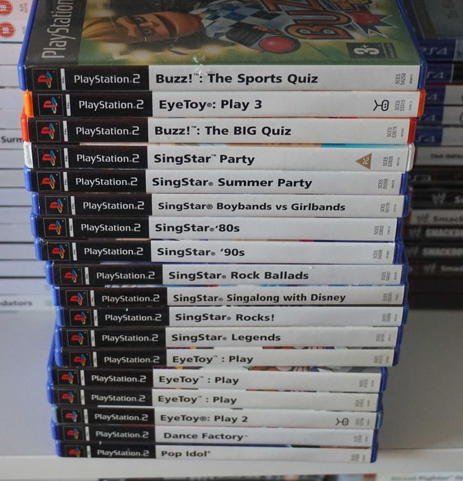 Лот от 625 игри за PS2/PS3/PS4 Okami/God of War 2/SVR 2011/Crash/GT3