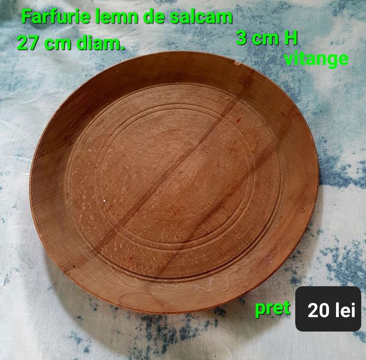 Farfurie lemn de salcam