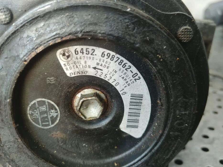 compresor clima ac 2.0 d bmw e60 seria 1 e81 e87 seria 3 e90 e91 447190-8462  64526987862-02  22527010