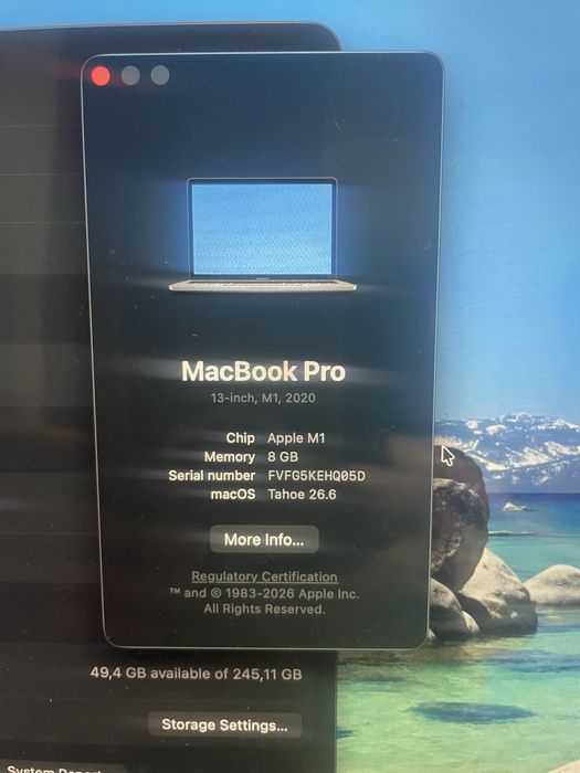 Macbook pro m1 2020