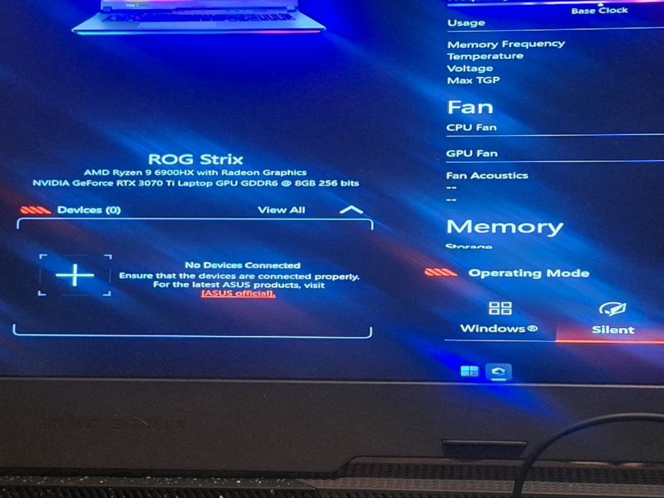 ASUS ROG G17 Rtx 3070ti ryzen 9 6900hx