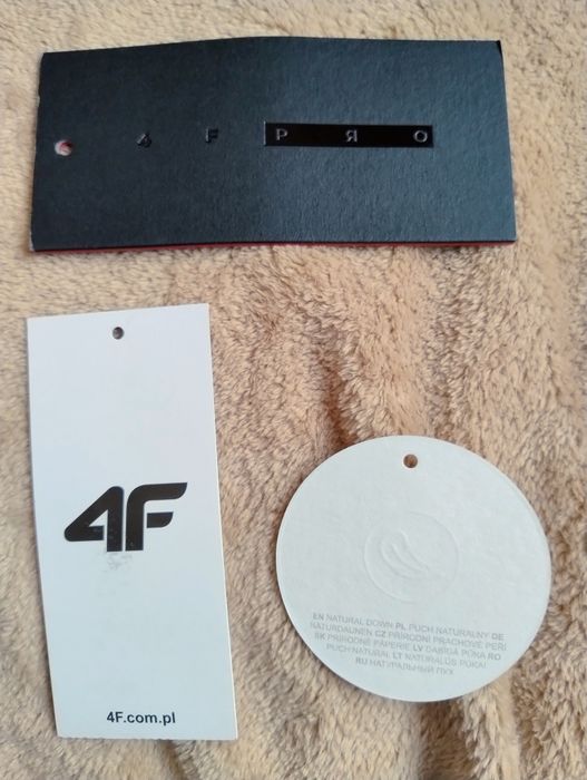 Geacă de iarnă 4F premium cu puf natural XL bărbați