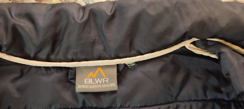 Унисекс олекотено яке, голям размер,, ново, синьо