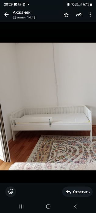 Продам кровать детскую