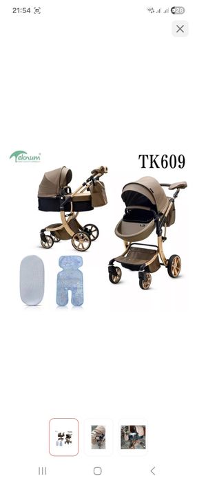 Коляска 2в1 Teknum
