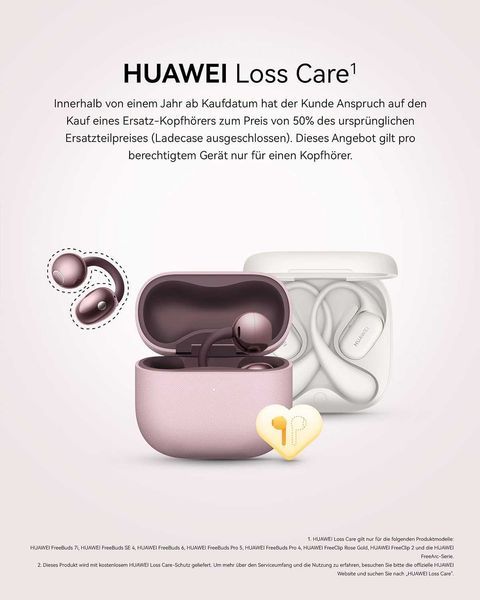 Нови Безжични Bluetooth Слушалки HUAWEI FreeArc, 2 години Гаранция, до 28 часа