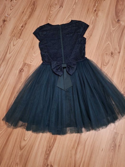 Официална  тъмно зелена рокля