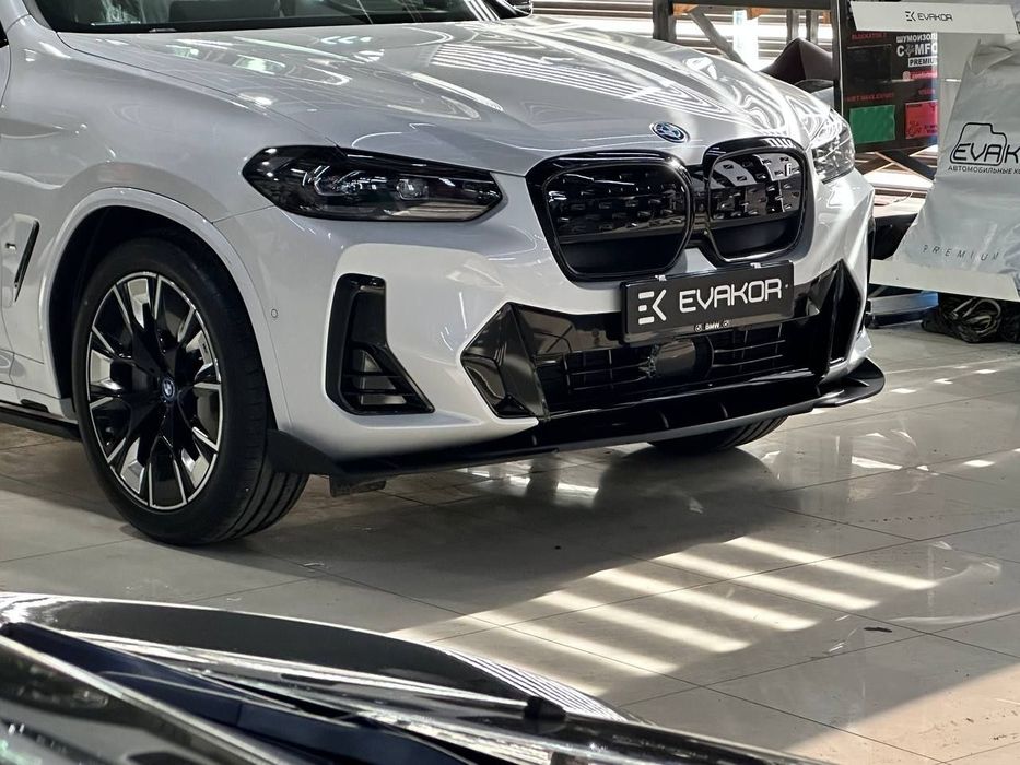 BMW iX3 сплиттер. Обвесы Защиты на Бампер!