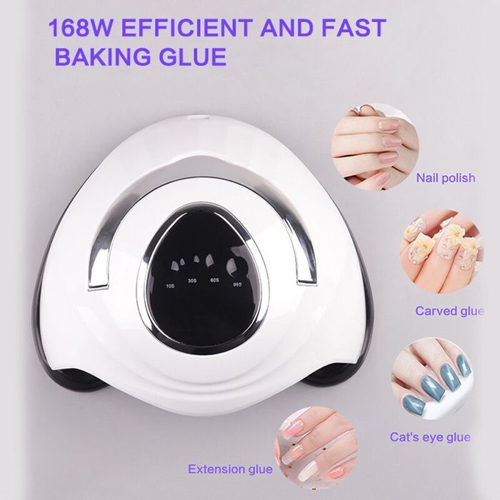 168W /Професионална УВ/UV лампа-печка  за нокти/UV/168W /xzm 5XT plus.