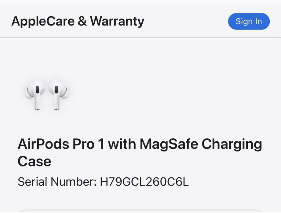 Air pods Pro (1 поколение)