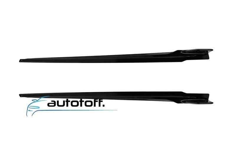 Prelungiri praguri compatibile cu BMW X3 G01 (17-21) Negru lucios