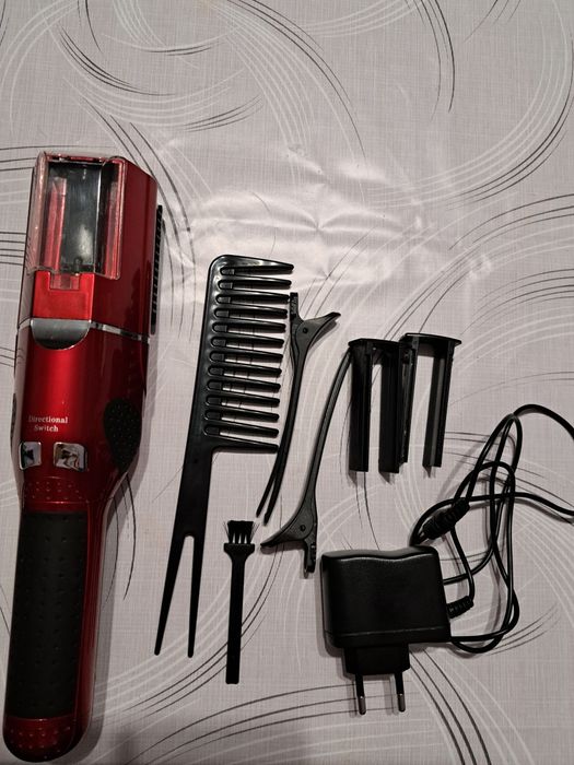 Машинка за премахване на цъфтящи краища на косата, Fasiz, Червен