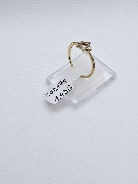 Vand inel dama din aur 14 k 1.43 g cod 174