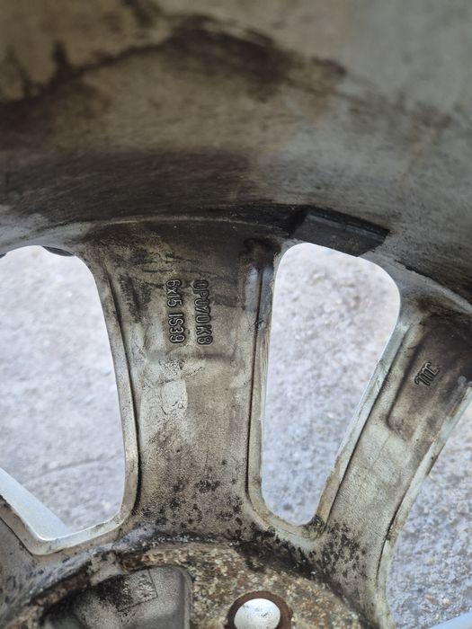 Jante R15 4x100 6J ET 39 CB 56,6 Opel Adam Astra G Astra H Combo Corsa A Corsa B Meriva Tigra Vectra A B  Chevrolet Aveo  Kalos  Spark Fiat Punto