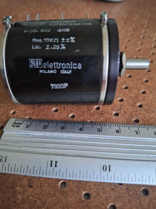 Potentiometru precizie profesional Hi Fi 10K liniar 10 ture Spectrol