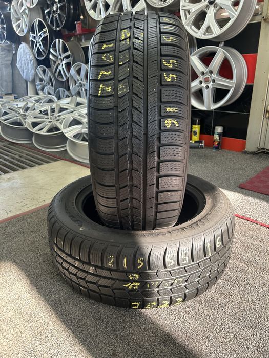 Гуми 215/55/16 2 бр Nexen 8 мм Дот 2022 /