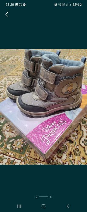 Ботинки сапожки для девочки Geox