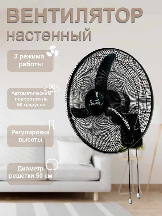 Настенный вентилятор WEAGWMIC Original + Доставкай