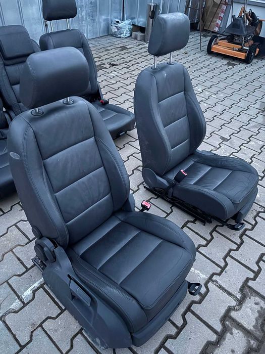 Кожени Седалки Кожен Салон за VW Touran Туран Тоуран