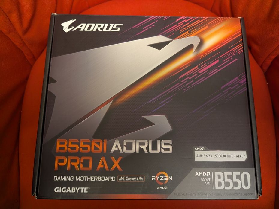 Топмодел ITX AM4 дънна платка: Gigabyte B550I AORUS Pro AX с WiFi и BT