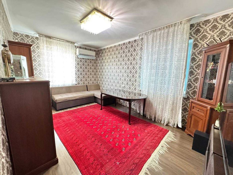 Янгихает. Уютная 3-х комнатная квартира (3/2/7) рядом с метро Сергели