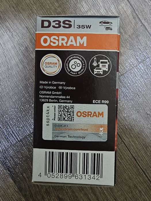Xenon OSRAM D3S Night Breaker LASER NOU Original.