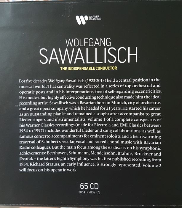 Colectie CD Wolfgang Sawallisch