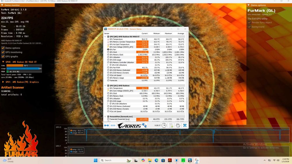 PC Gaming White Ryzen 7 9700X RX 9060 XT 16GB