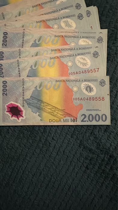 bancnota 2000 lei eclipsa