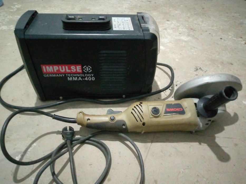 Сварочный аппарат + болгарка