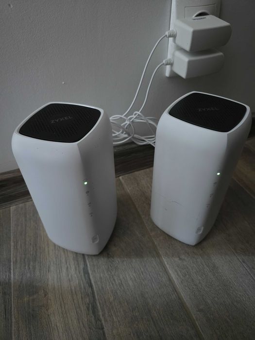 Router 5G Zyxel NR5103E V3 cu SIM (2 bucăți) - Wi-Fi 6
