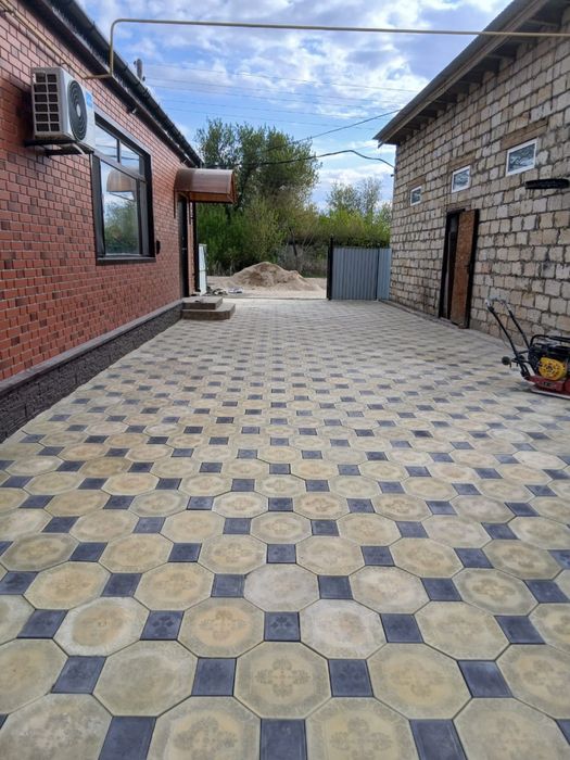 Брусчатка укладка