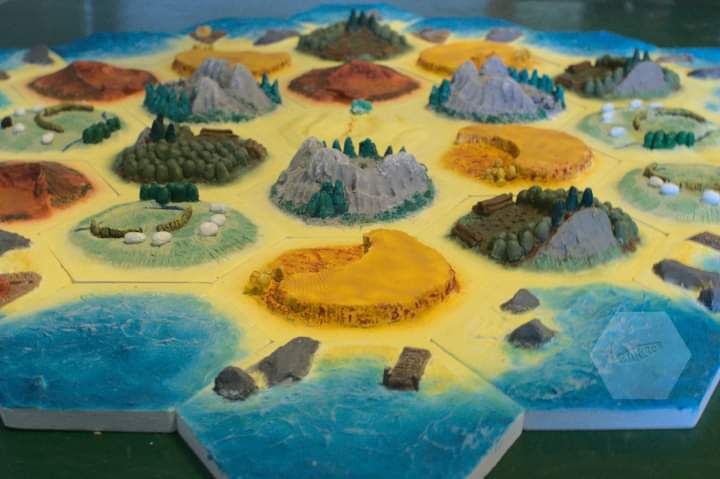 Elemente hexa 3D Catan