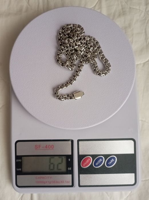 Цепь Бисмарк 925 пробы, 62 гр
