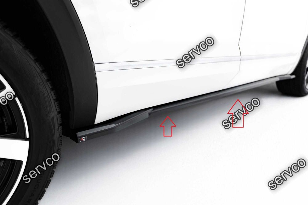 Pachet Set Splitter Exterior Lip Prelungiri Body kit tuning Volkswagen Atlas R-Line Mk1 Facelift 2 2023- v2 - Maxton Design