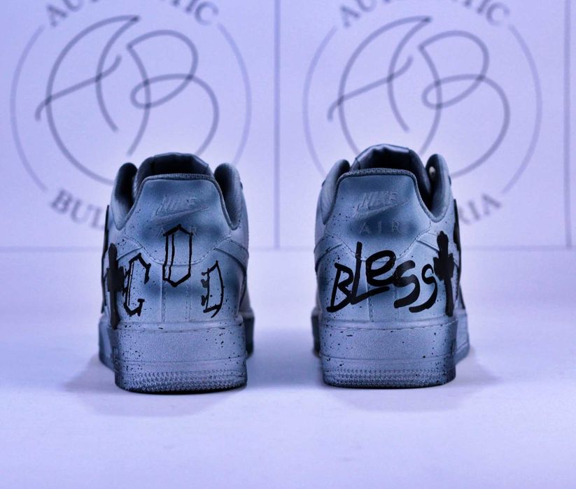 Nike Air Force 1 Chrome Hearts Мъжки Дамски Обувки