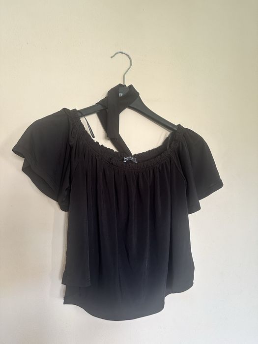 Черна блуза Bershka