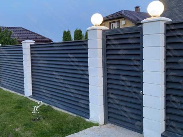 Забор жалюзи еврозабор