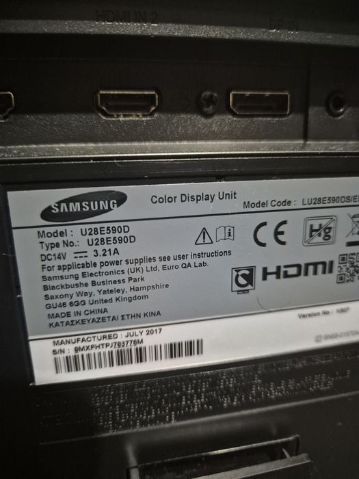 Monitor 28 inchi 4k samsung