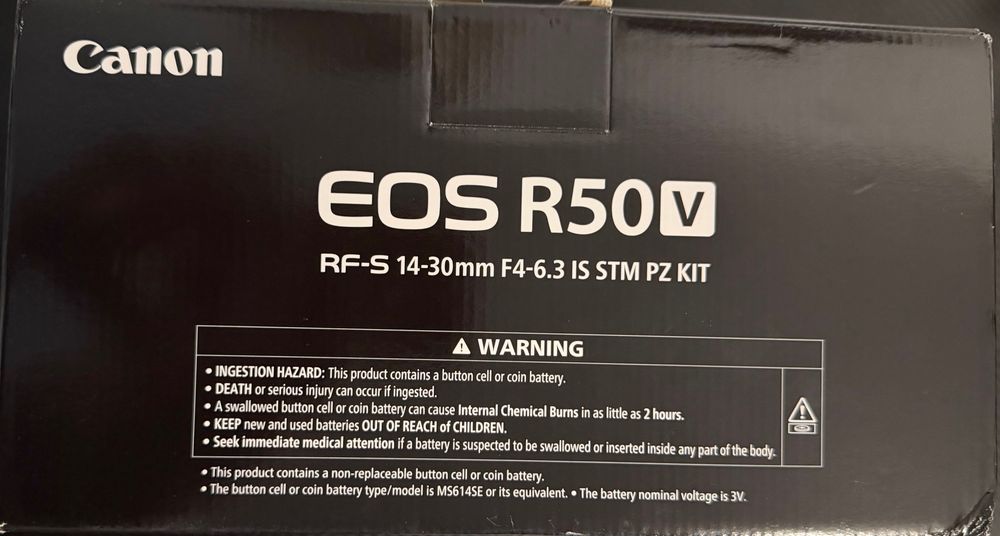 Canon EOS R50 V Kit RF-S 14-30mm F4-6.3 IS STM PZ Nou