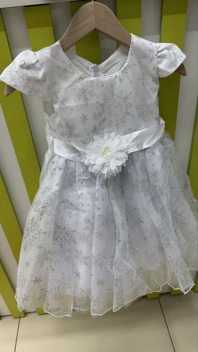 Платье Снежинки новогоднее платье