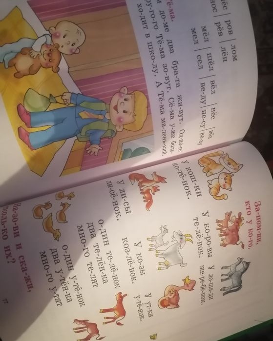 Букварь большой и маленький бу