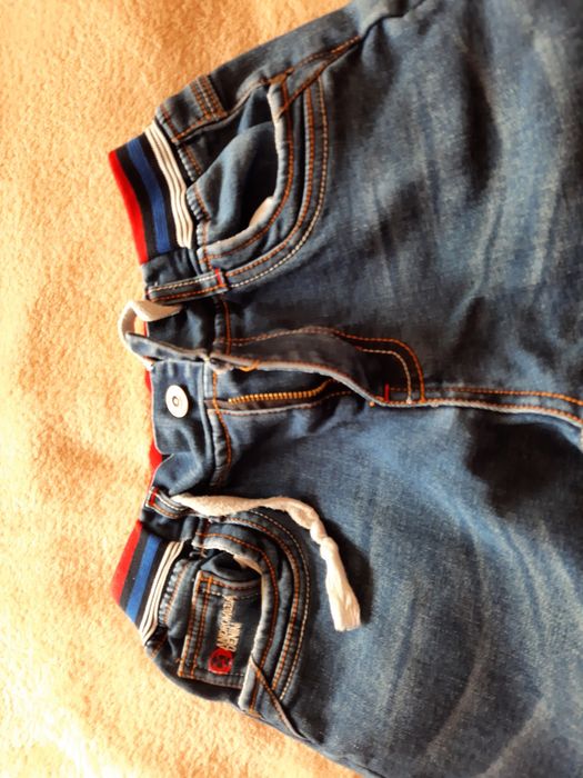 Джинсы на флисе на мальчика 6-7 лет